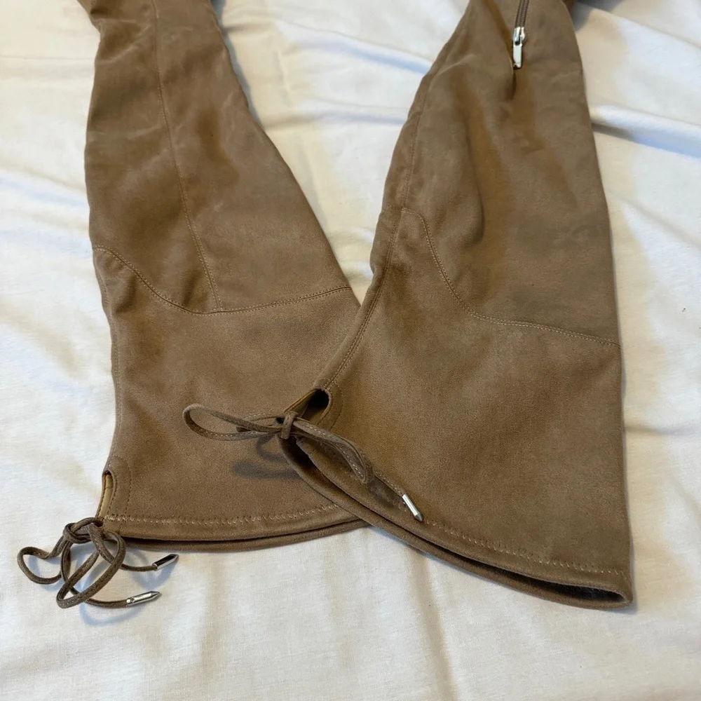 Marc Fisher 7 Arletta Over the Knee Boots ~ Suede Block Heel Boho